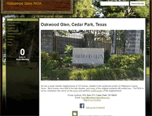 Tablet Screenshot of oakwoodglenhoa.org